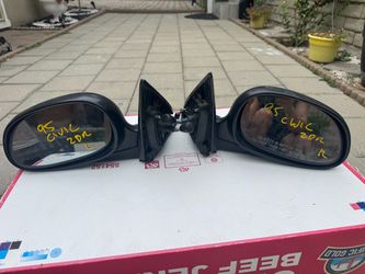 HONDA CIVIC SR3 HATCH MANUAL FLIP  MIRRORS
