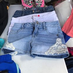 Girls Jean Shorts Size 8 $2.00 Each