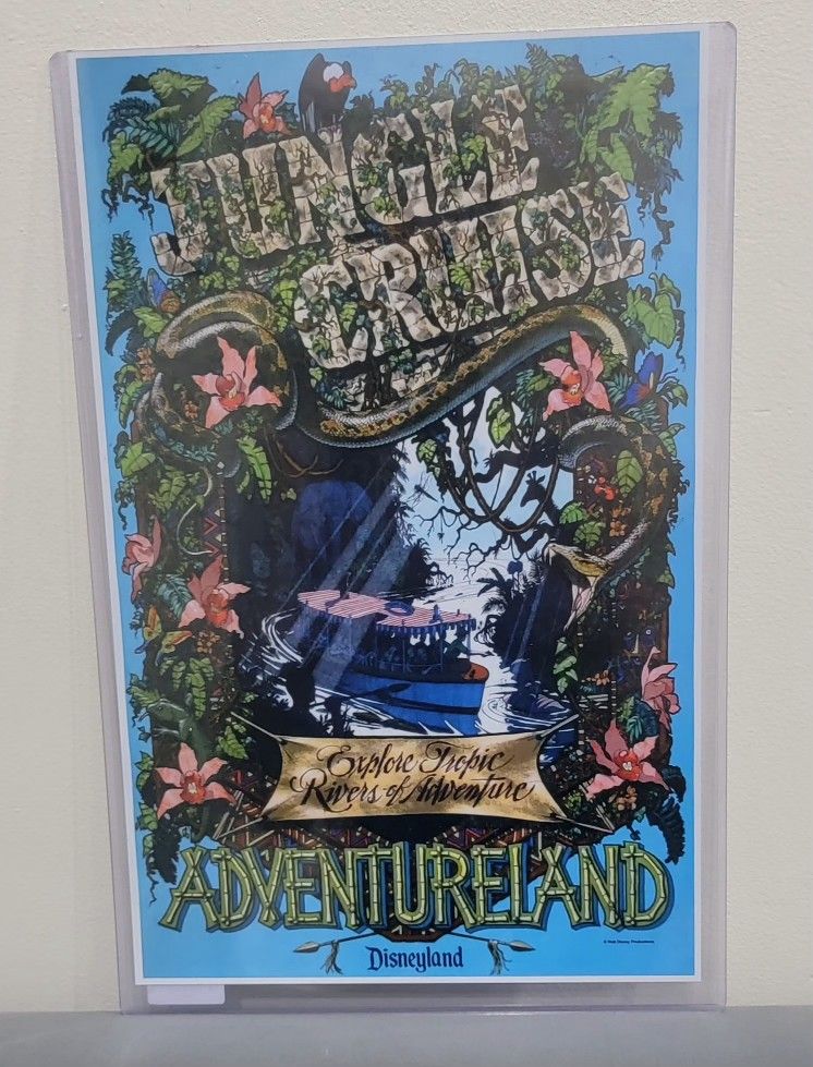 Jungle Cruise Disney Collectors Poster