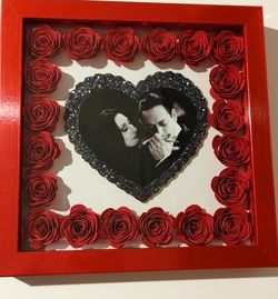 Morticia ❤️ Gomez Addams Shadow Box