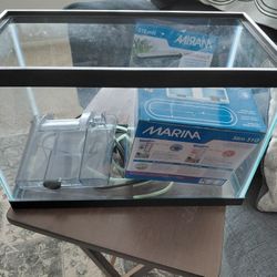 Fish Tank With Extras 