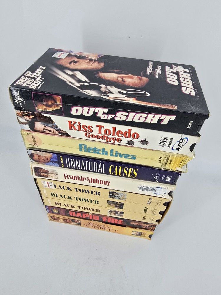 Lot Of 10 VHS Tapes 1001-20