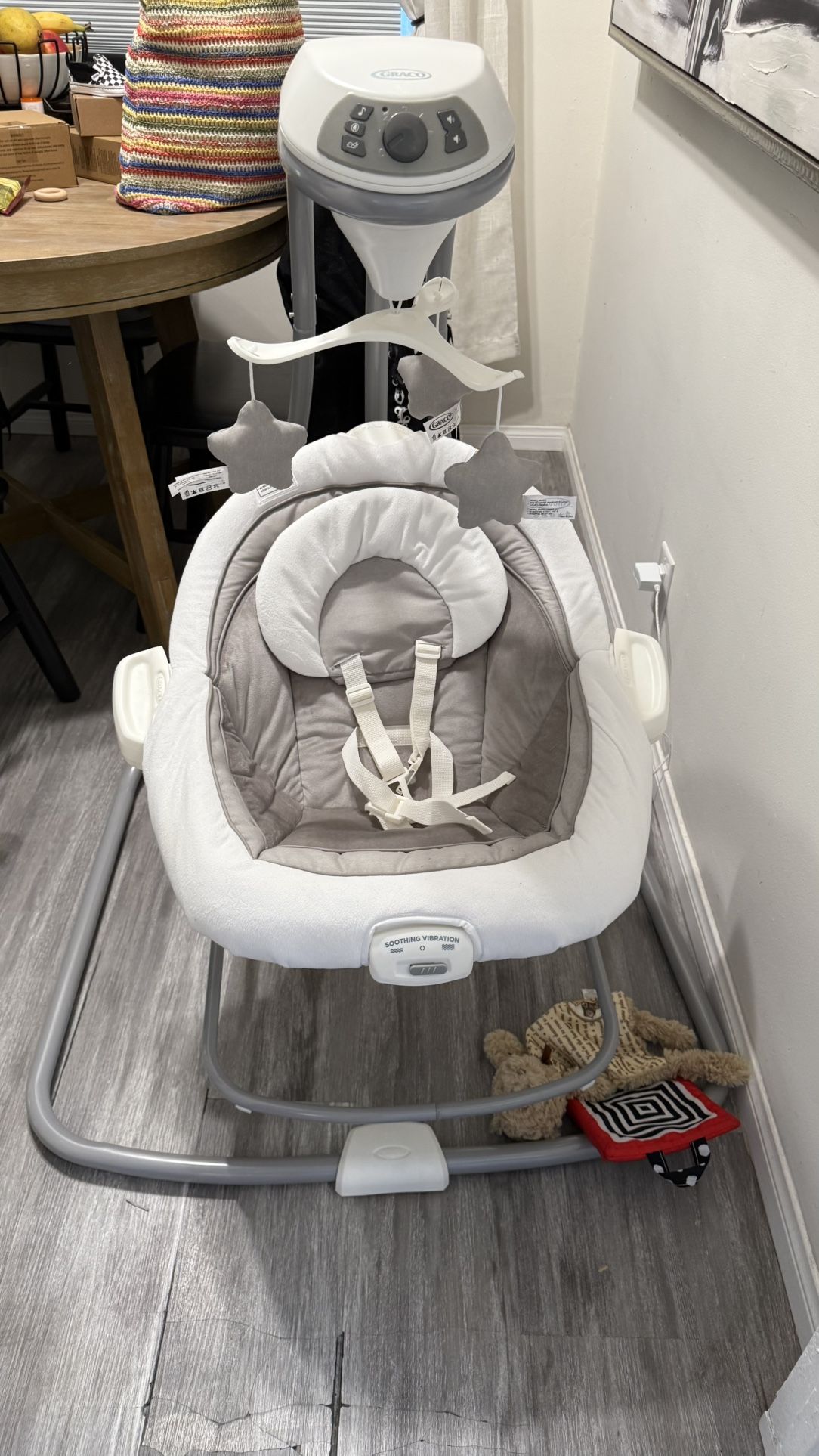 Graco Baby Swing and Bouncer with 6 Speeds and Music