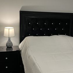 LED Bedroom Set With Mattress