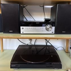 Sony Hi-Fi Audio System w/ Turntable