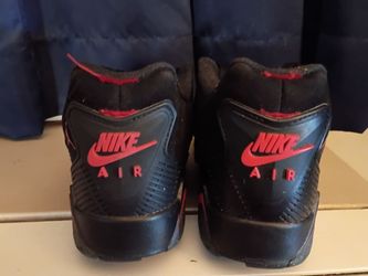 Men NIKE Air Jordan MVP 92 BLACK / GYM RED Size 5