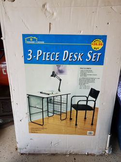 3 piece desk set
