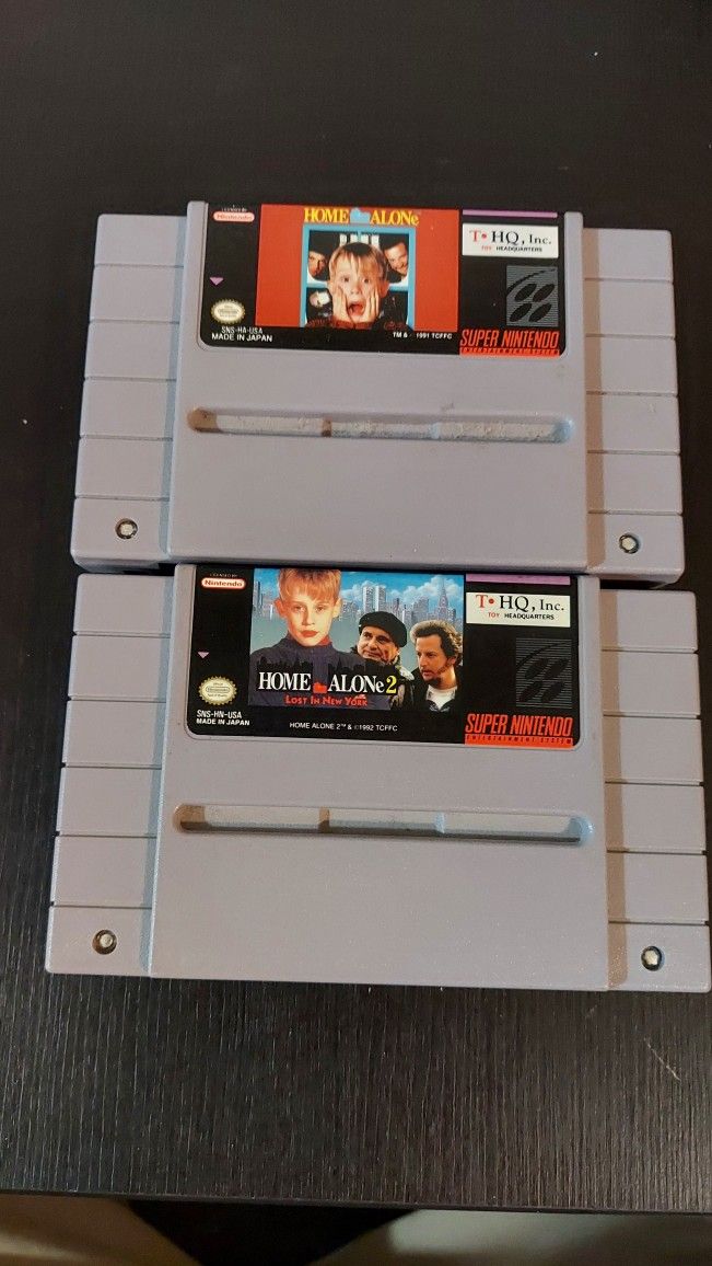Home ALONE 1 HOME ALONE 2 SNES