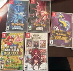 Nintendo switch games lot •Pokemon• •Mario Bros•