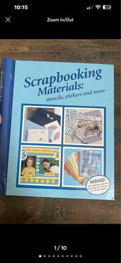 Scrapbook materials book