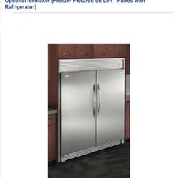 ***Must See!! Clean Working 64” (32” Each) Frigidaire All Refrigerator All Freezer  Columns In Stainless Steel for Sale ***