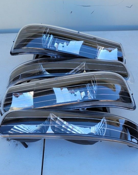 99-02 Chevrolet Silverado 00-06 Suburban Tahoe Headlights Luces Faros Micas Calaveras Focos Faroles Chevy