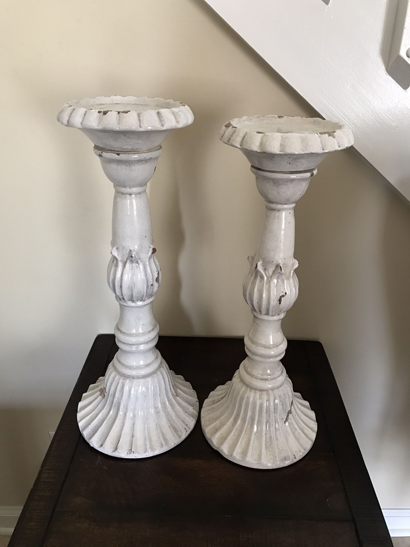 Pottery Barn Leah Candle Holders
