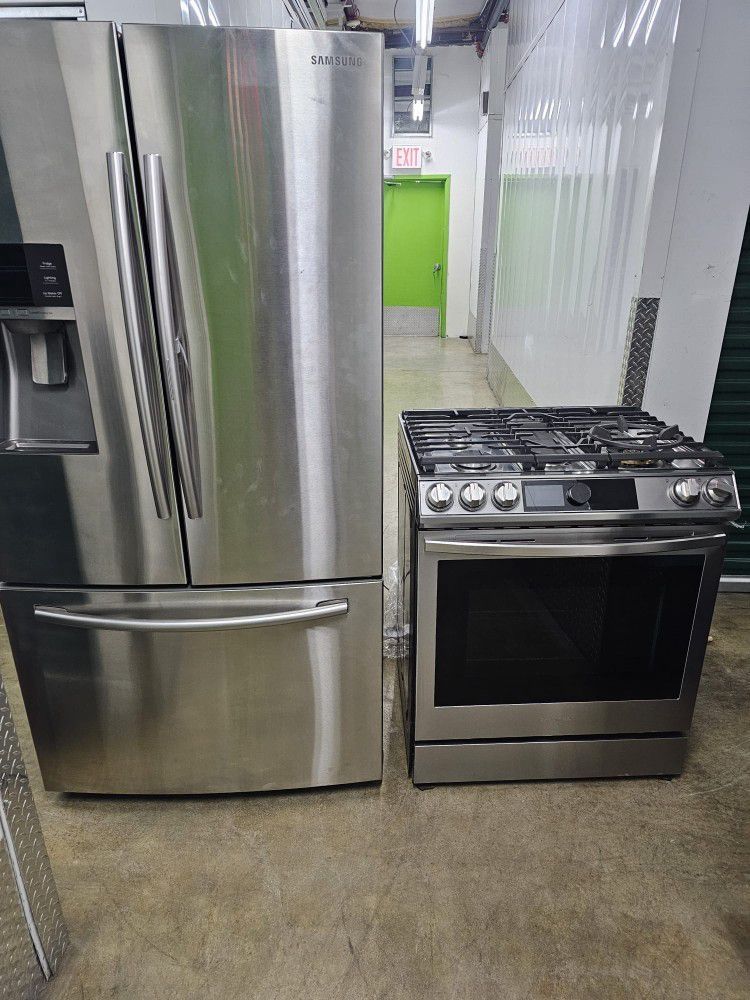 Samsung Sets  Great Condition  Warranty Water And Ice Maker$1799..free Microwave  Warranty 