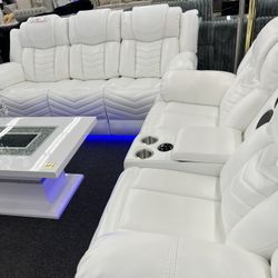 LED lighted Couch And Loveseat!
