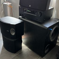 Receiver With Speakers And Subwoofer 