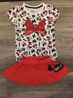 Minnie Mouse Outfit (brand new) size 4/5
