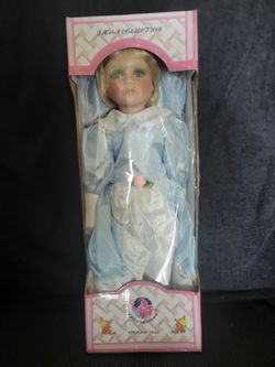 J. MISA  Handcrafted Porcelain Doll Collectible