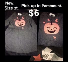 Pumpkin dress baby costume