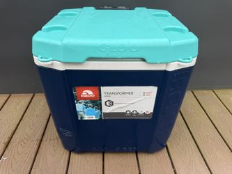 Big Ice Cooler With Wheel, Can Be Locked  (60 Quart) 