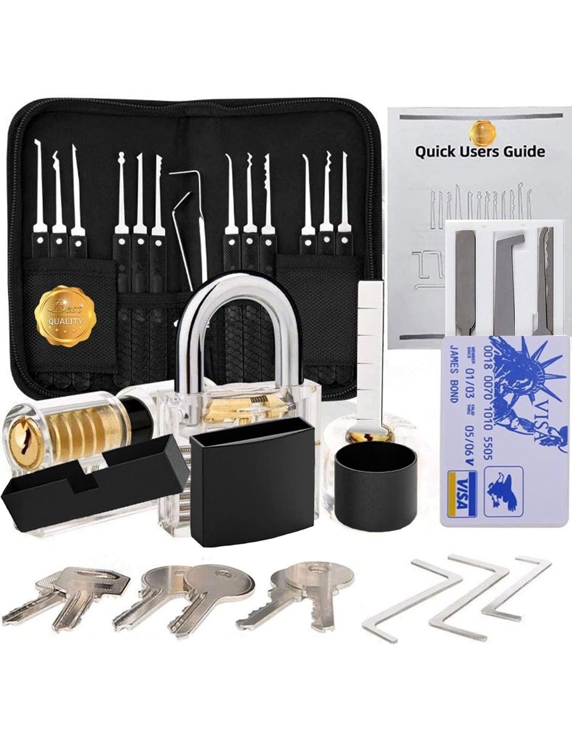 Lock Picking Practice Kit