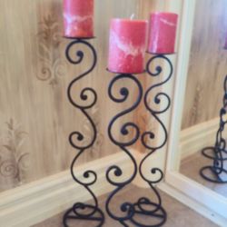Candles And Candle Holder