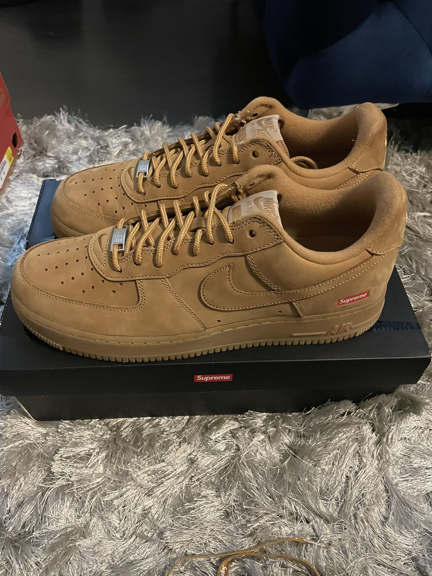 Size 11.5 - Nike Air Force 1 Low SP x Supreme Wheat 2021  
