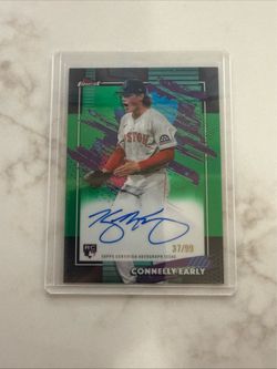 Topps Finest 2026 Connelly Early RC Auto Green FA-CE # /99 Red Sox