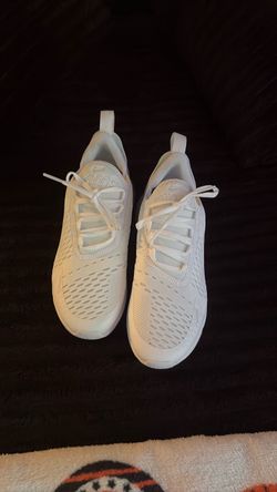 Woman’s Nike air max 270 sneakers.