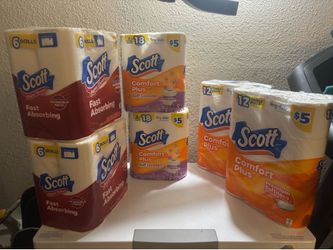 Scott toilet paper and paper towels