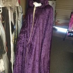 Beautiful purple velvet cape