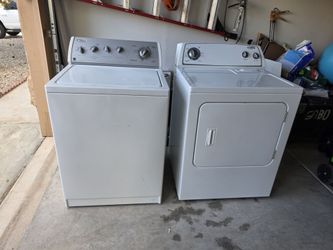 Whirlpool washer and dryer