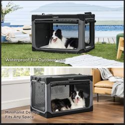 Collapsible Travel Pet Crate 36 Inches For Medium 