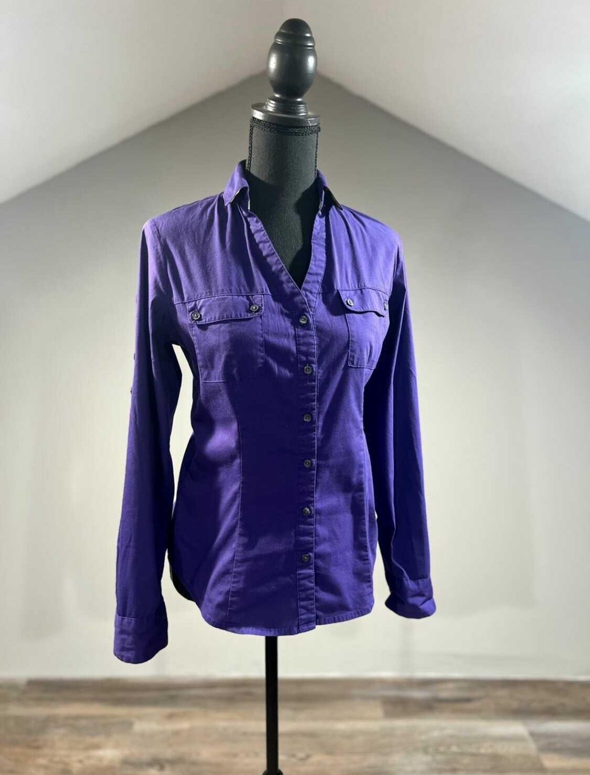 Small Purple Express Dress Shirt