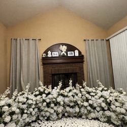 White Flower Arch For Proposal Or Wedding