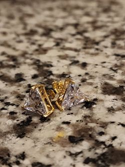 Trillion Cut Earrings 