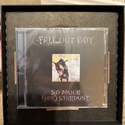 Fall Out Boy - So Much (for) Stardust sealed CD and decorative box