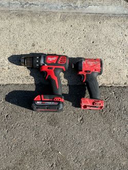 Milwaukee M18 Drill and Impact Driver Set