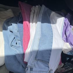 Lot Of Clothes.  Young Teen Clothes Shorts Pants Tank Tops Purses