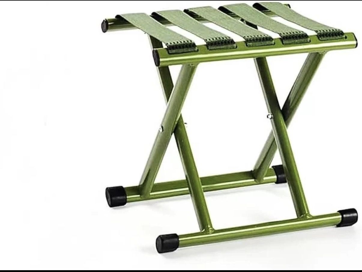 Thickened Folding Stool Military Green Folding Chair Portable Outdoor Pony Stool