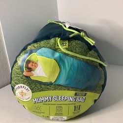 New FireFly Youth Green Mummy Sleepimg Bag