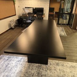 Conference table Black 4’x14’ 