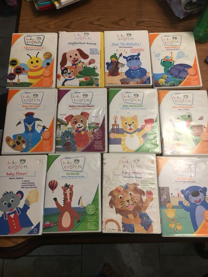 Baby Einstein DVDs- 12