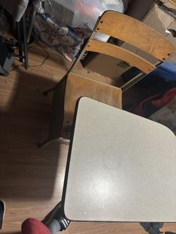 Vintage Children’s School desk “IRWIN.”