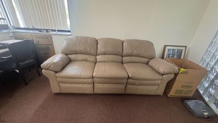 Recliner Sofa Beige