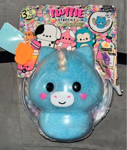 Fluffie Stuffiez Sky the Blue Unicorn - NEW IN SEALED PACKAGING