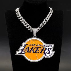 Big Pendant Lakers Necklace 