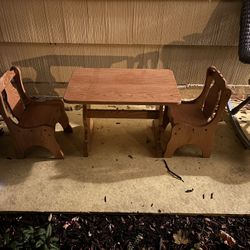 Kids Tables And Two Chairs