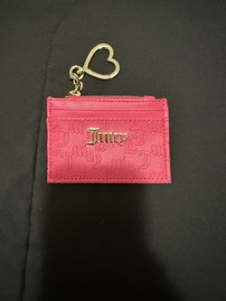 Pink Juicy Couture Keychain Wallet