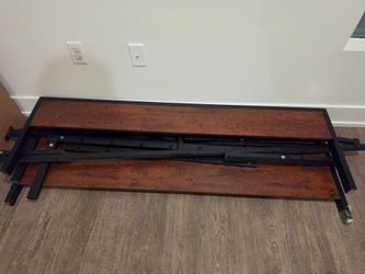 Wood/Metal Queen Bed Frame